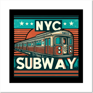 NYC SUBWAY Posters and Art